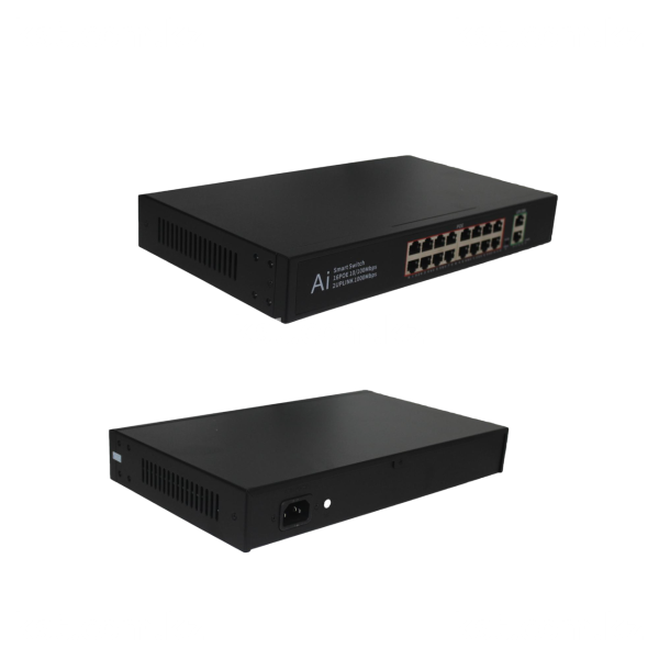 Коммутатор SUNQAR POE Switch 16+2 S1018F (превью 1)