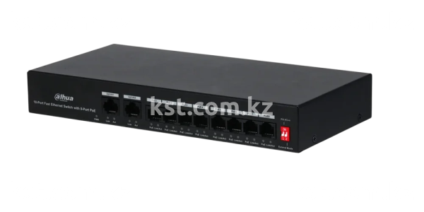 Коммутатор Dahua DH-PFS3010-8ET-65 (превью 1)