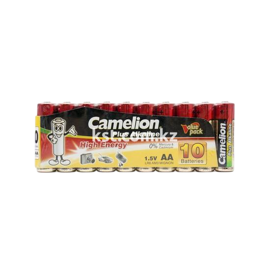 Батарейка CAMELION Plus Alkaline LR6-SP10-DA 10 шт. в плёнке (превью 1)