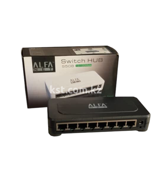 Коммутатор ALFA NET S505 5-портовый 10/100 Мбит/с (превью 1)